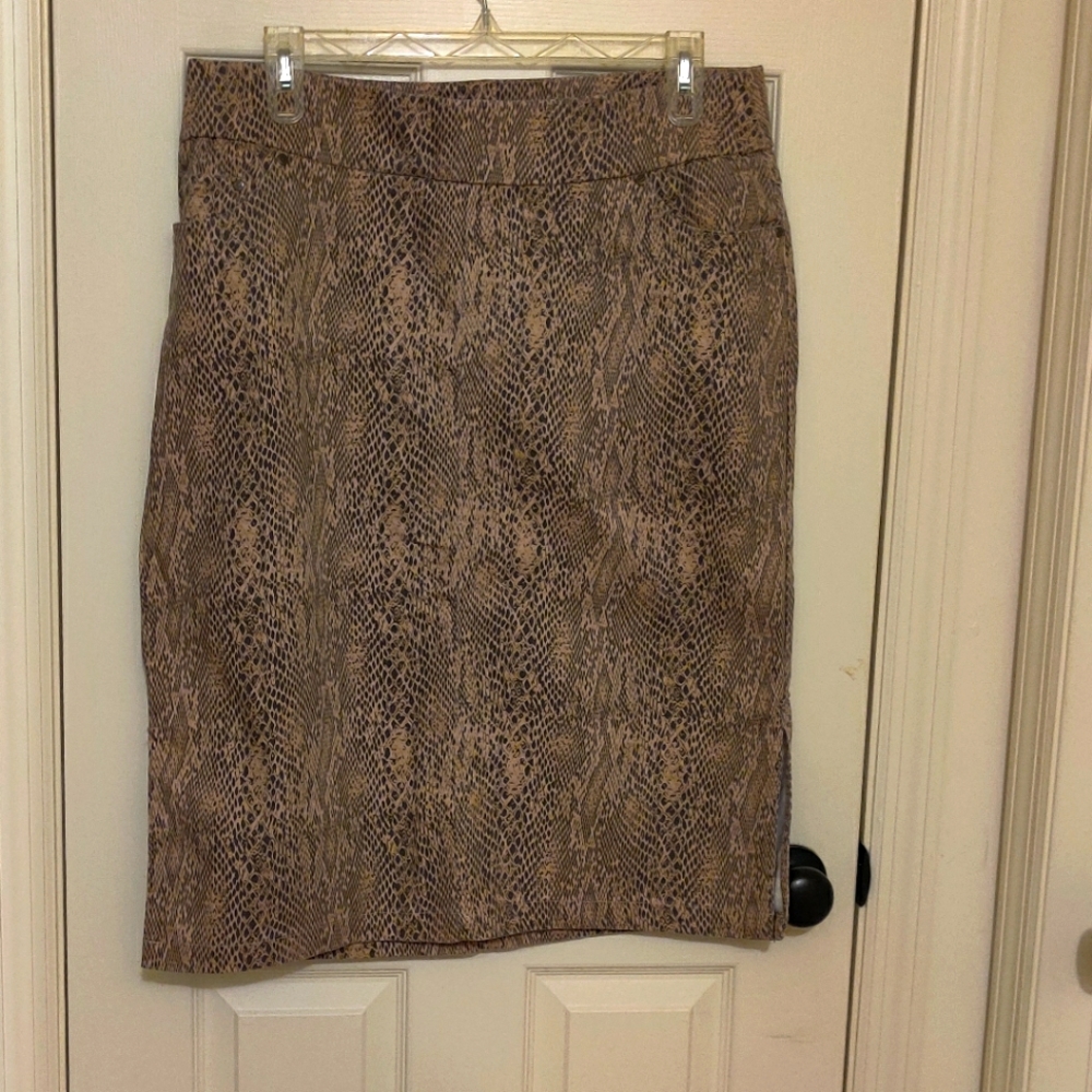 Jessica London NWOT stretch denim pencil skirt